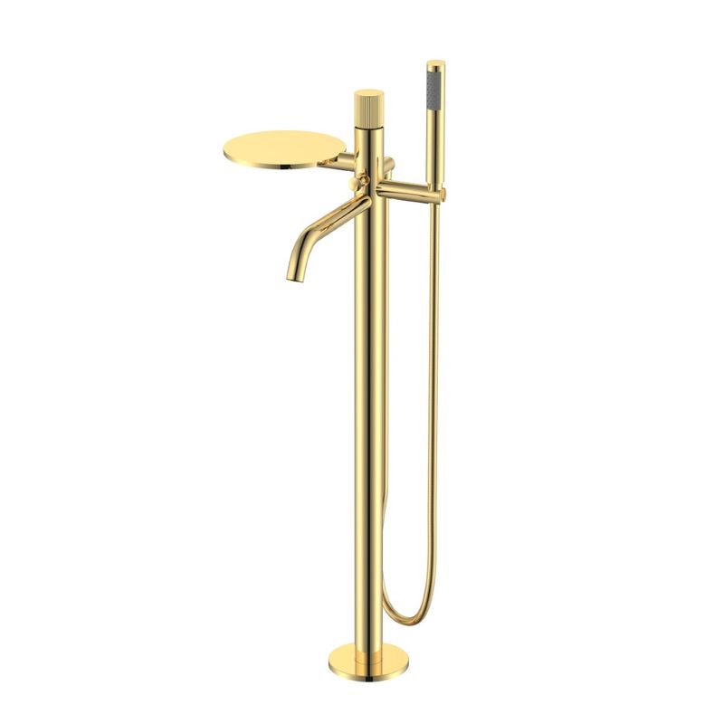 Смеситель для ванны BOHEME Stick 129-GG.3 напольный Gold Linea