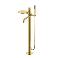 Смеситель для ванны BOHEME Stick 129-MG.3 напольный Matt Gold Linea — 1