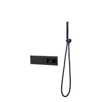 Душевой гарнитур скрытого монтажа BOHEME Fusion Termo 131-SYS-B Black — 1