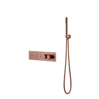 Душевой гарнитур скрытого монтажа BOHEME Fusion Termo 131-SYS-CB Copper Brushed — 1