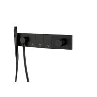 Душевой гарнитур скрытого монтажа BOHEME Zodiac 132-SYS-B Black — 1
