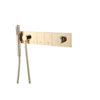 Душевой гарнитур скрытого монтажа BOHEME Zodiac 132-SYS-G Gold — 1