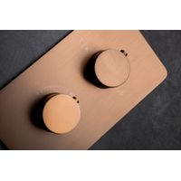 Смеситель скрытого монтажа для душа BOHEME Cell 134-3-BRB с термостатом Brushed Bronze — 7