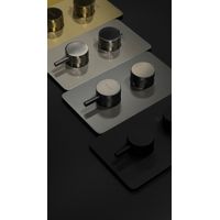 Смеситель скрытого монтажа для душа BOHEME Cell 134-3-GM с термостатом Gun Metal — 4