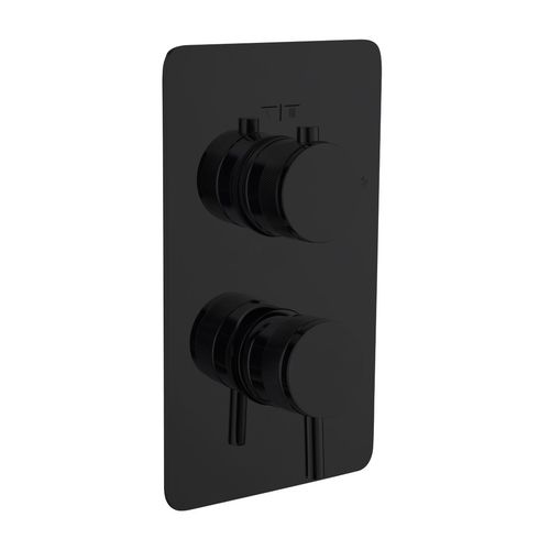 Смеситель скрытого монтажа для душа BOHEME Cell 135-2-B Black