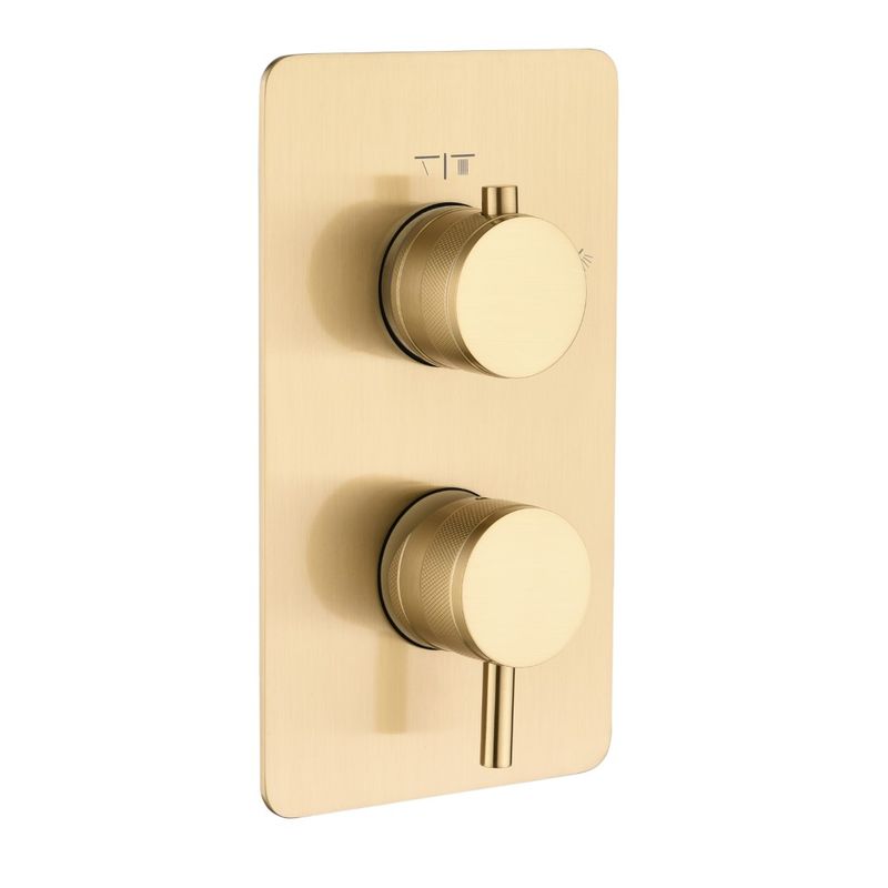 Смеситель скрытого монтажа для душа BOHEME Cell 135-2-MG Matt Gold