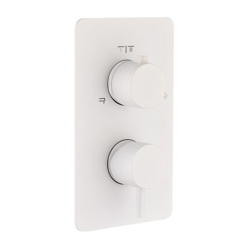 Смеситель скрытого монтажа для душа BOHEME Cell 135-2-MW Matt White
