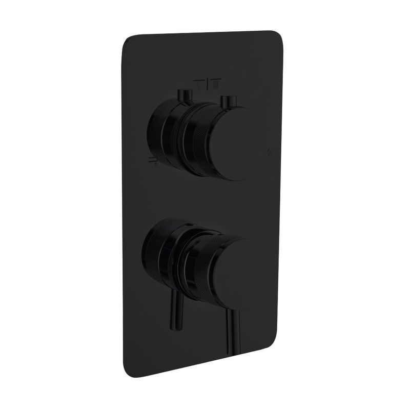 Смеситель скрытого монтажа для душа BOHEME Cell 135-3-B Black