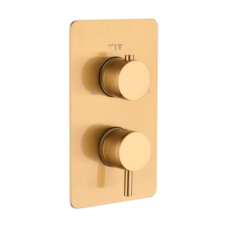 Смеситель скрытого монтажа для душа BOHEME Cell 135-3-BR Bronze