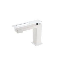 Смеситель для раковины BOHEME Q 141-WCR WhiteChrome — 1