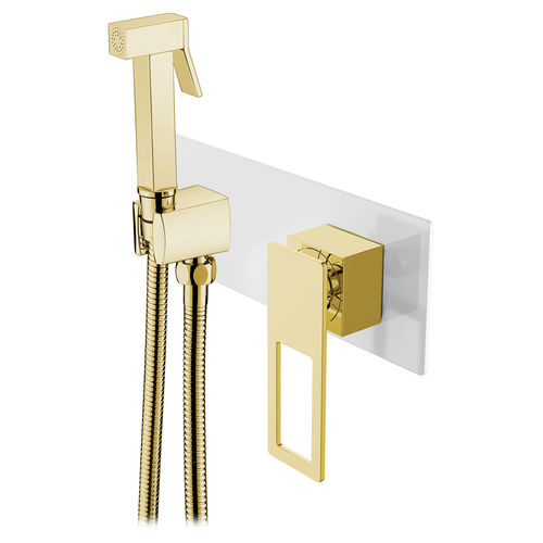 Встраиваемый гигиенический душ BOHEME Q 147-WG White Gold