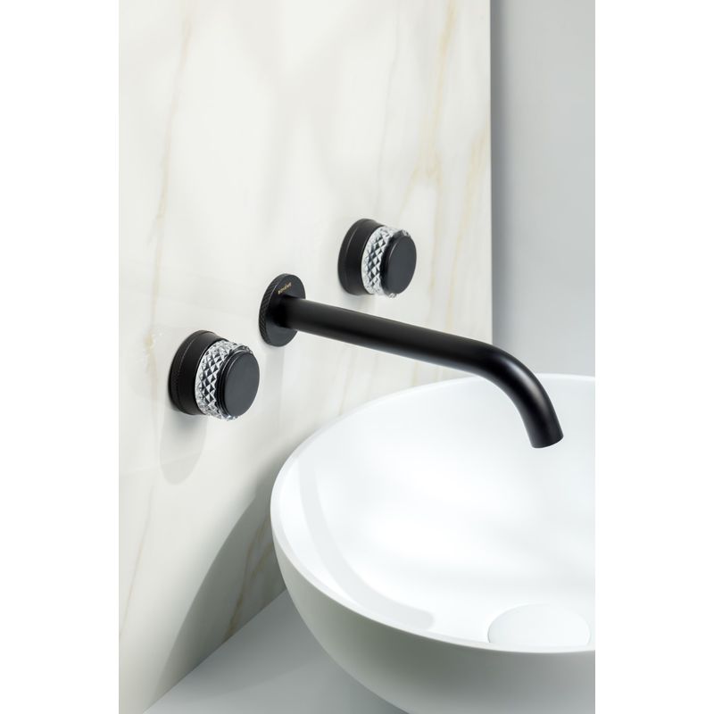 Смеситель скрытого монтажа для раковины BOHEME Aura 152-2-B-A Black