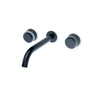 Смеситель скрытого монтажа для раковины BOHEME Aura 152-2-B-A Black — 1