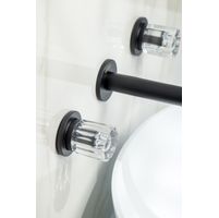 Смеситель скрытого монтажа для раковины BOHEME Elegante 152-2-B-EL Black — 5