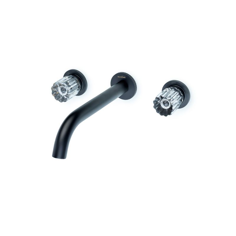 Смеситель скрытого монтажа для раковины BOHEME Elegante 152-2-B-EL Black