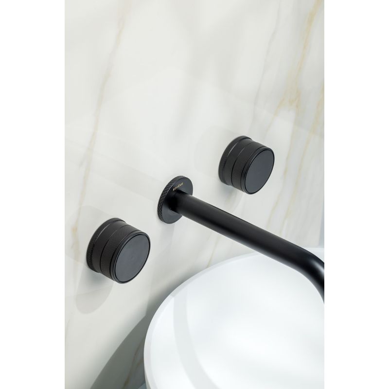 Смеситель скрытого монтажа для раковины BOHEME Prestige 152-2-B-PR Black