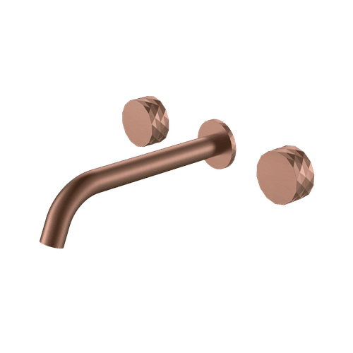Смеситель скрытого монтажа для раковины BOHEME Stick Diamond 152-2-BRB.1 Brushed Bronze