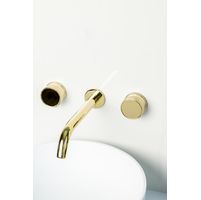 Смеситель скрытого монтажа для раковины BOHEME Prestige 152-2-G-PR Gold — 3