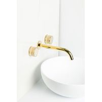 Смеситель скрытого монтажа для раковины BOHEME Prestige 152-2-G-PR Gold — 4