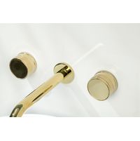 Смеситель скрытого монтажа для раковины BOHEME Prestige 152-2-G-PR Gold — 6