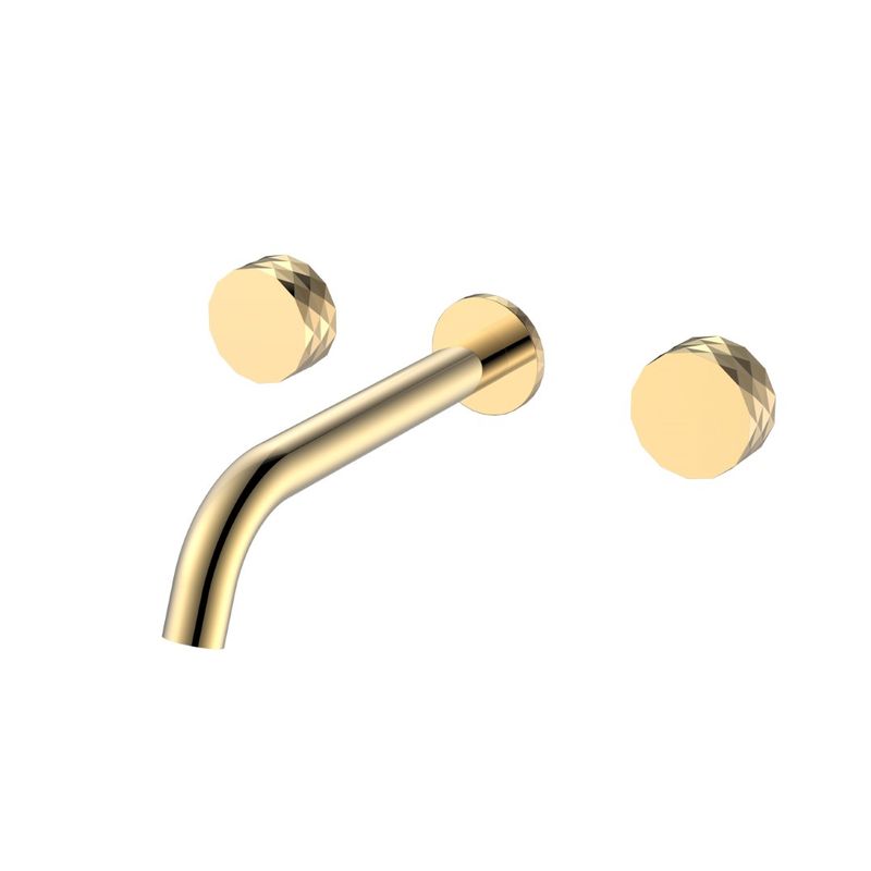 Смеситель скрытого монтажа для раковины BOHEME Stick Diamond 152-2-G.1 Gold