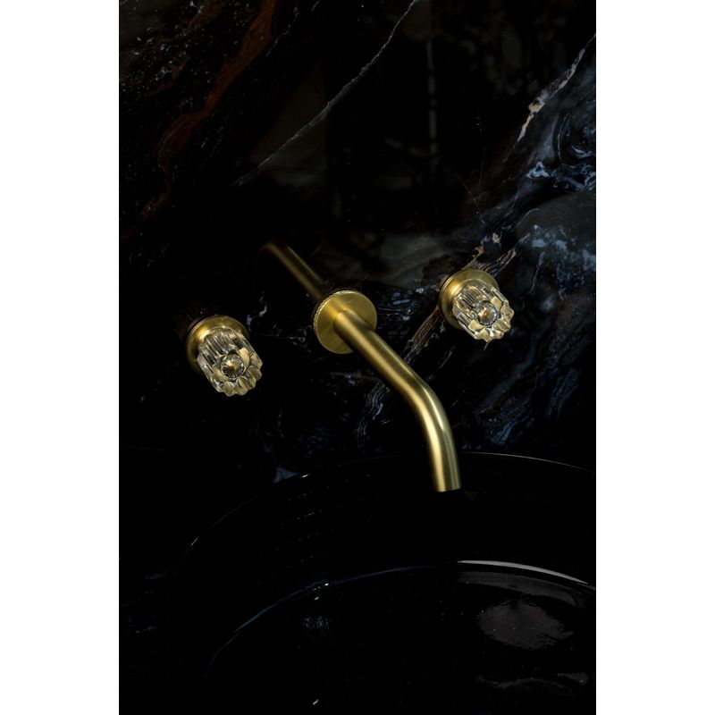 Смеситель скрытого монтажа для раковины BOHEME Elegante 152-2-MG-EL Matt Gold