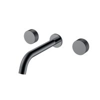 Смеситель скрытого монтажа для раковины BOHEME Stick Touch 152-2-SGM.2 Shine Gun Metal — 1