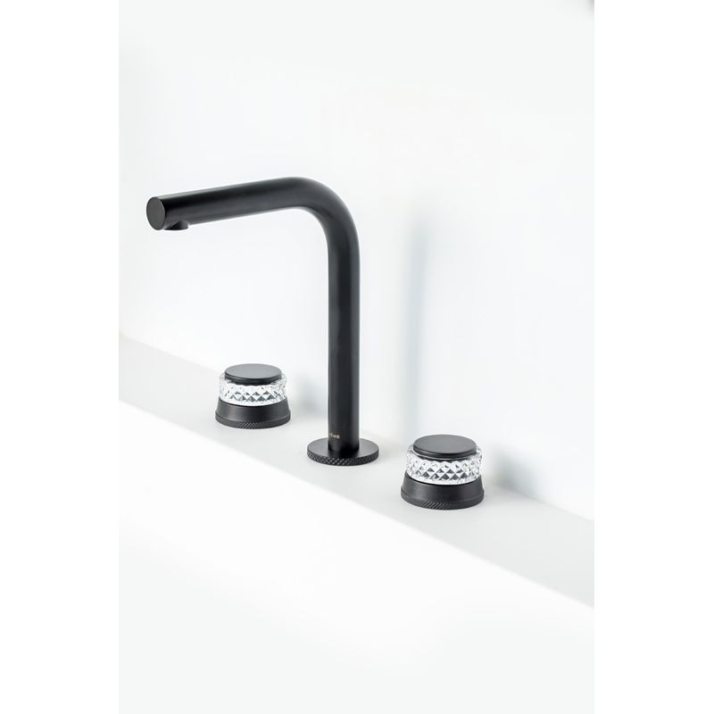 Смеситель скрытого монтажа для раковины BOHEME Aura 152-B-A Black