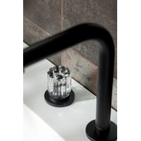 Смеситель скрытого монтажа для раковины BOHEME Elegante 152-B-EL Black — 7
