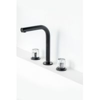 Смеситель скрытого монтажа для раковины BOHEME Elegante 152-B-EL Black — 1