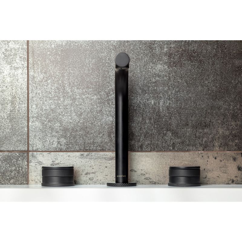Смеситель скрытого монтажа для раковины BOHEME Prestige 152-B-PR Black