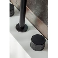 Смеситель скрытого монтажа для раковины BOHEME Prestige 152-B-PR Black — 6