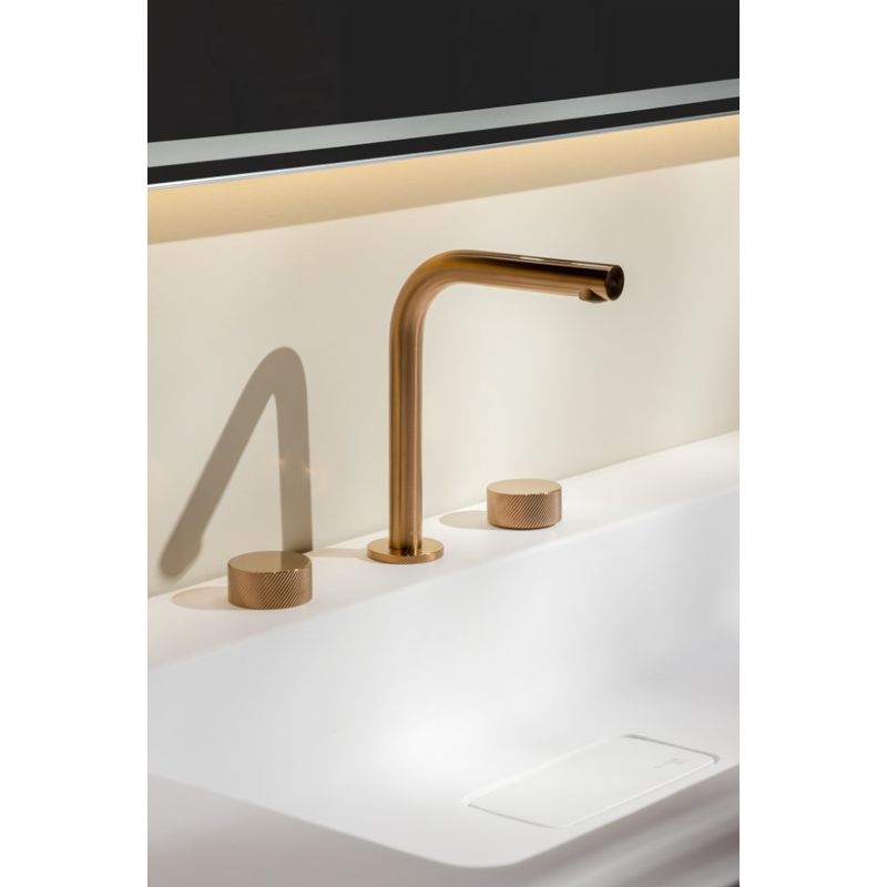 Смеситель скрытого монтажа для раковины BOHEME Stick Spirale 152-CB.4 Copper Brushed