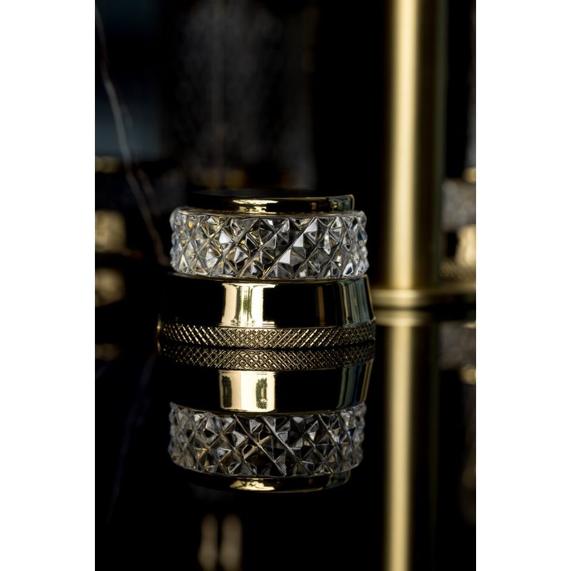 Смеситель скрытого монтажа для раковины BOHEME Aura 152-G-A Gold