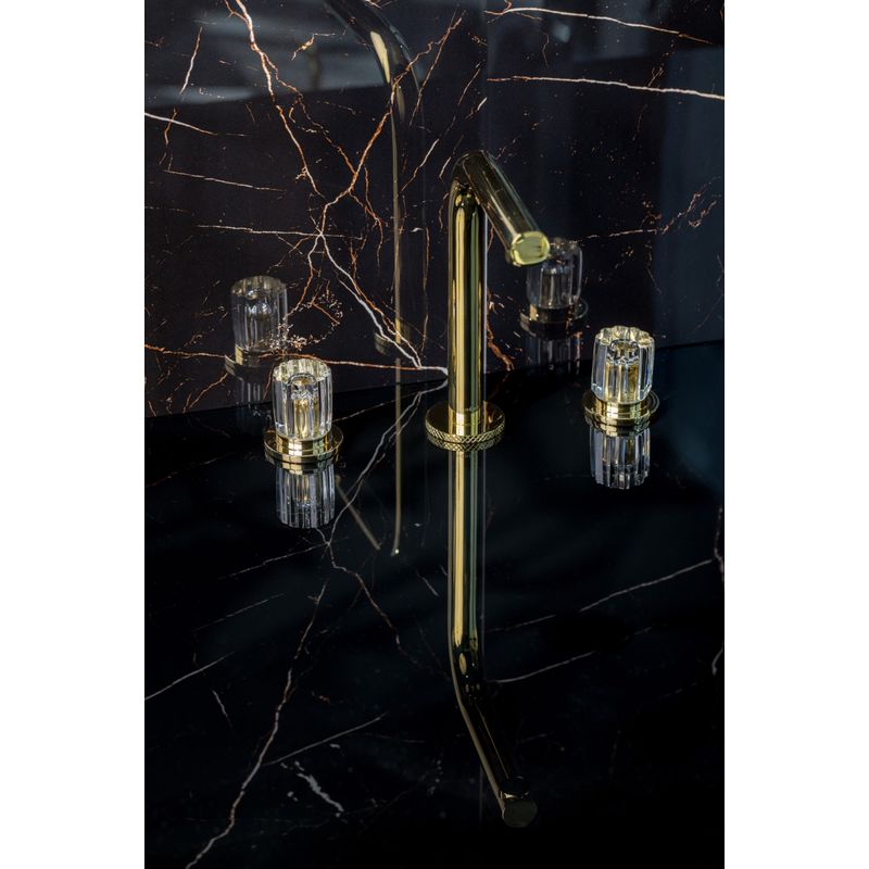 Смеситель скрытого монтажа для раковины BOHEME Elegante 152-G-EL Gold