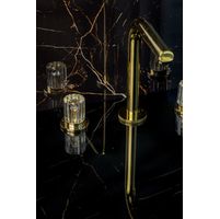 Смеситель скрытого монтажа для раковины BOHEME Elegante 152-G-EL Gold — 6