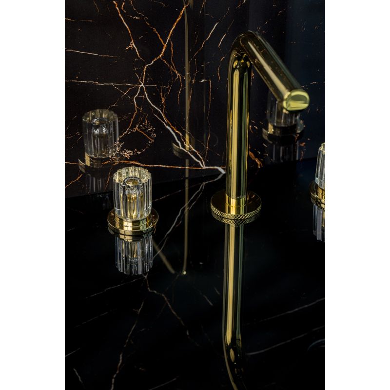 Смеситель скрытого монтажа для раковины BOHEME Elegante 152-G-EL Gold