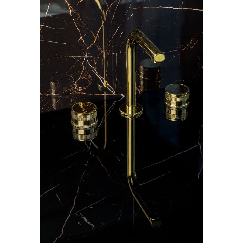 Смеситель скрытого монтажа для раковины BOHEME Prestige 152-G-PR Gold