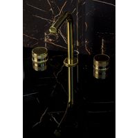 Смеситель скрытого монтажа для раковины BOHEME Prestige 152-G-PR Gold — 6