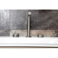 Смеситель скрытого монтажа для раковины BOHEME Stick Touch 152-GM.2 Gun Metal — 4