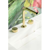 Смеситель скрытого монтажа для раковины BOHEME Stick Linea 152-G.3 Gold — 3