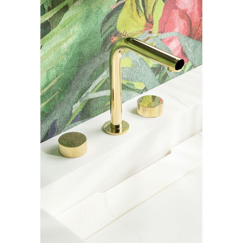 Смеситель скрытого монтажа для раковины BOHEME Stick Linea 152-G.3 Gold