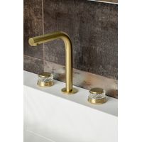 Смеситель скрытого монтажа для раковины BOHEME Aura на 152-MG-A Matt Gold — 4