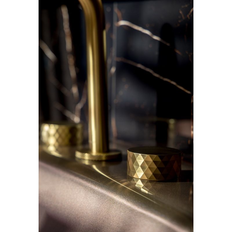 Смеситель скрытого монтажа для раковины BOHEME Stick Diamond 152-MG.1 Matt Gold