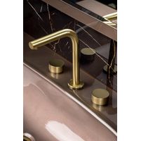 Смеситель скрытого монтажа для раковины BOHEME Stick Touch 152-MG.2 Matt Gold — 3