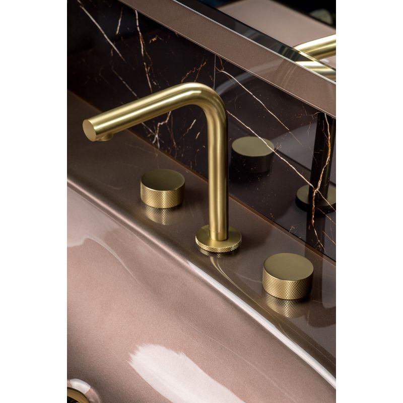 Смеситель скрытого монтажа для раковины BOHEME Stick Touch 152-MG.2 Matt Gold