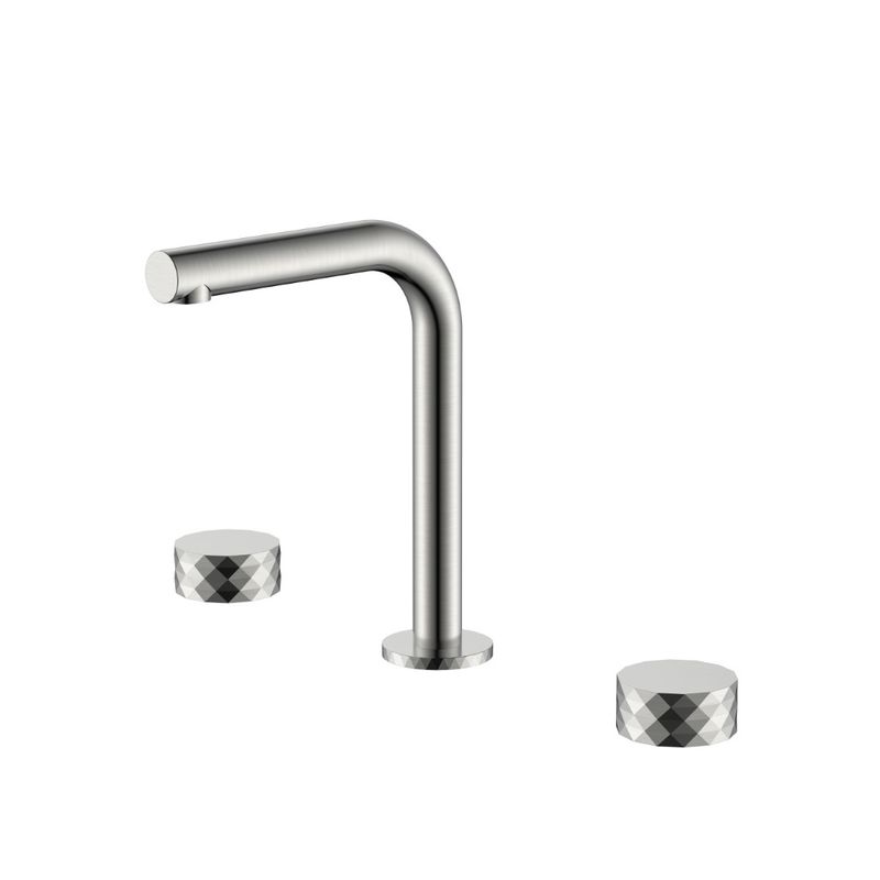 Смеситель скрытого монтажа для раковины BOHEME Stick Diamond 152-NB.1 Nickel Brush