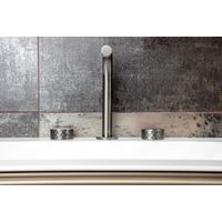 Смеситель скрытого монтажа для раковины BOHEME Stick Diamond 152-SGM.1 Shine Gun Metal — 4