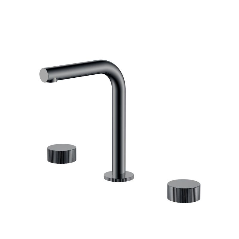 Смеситель скрытого монтажа для раковины BOHEME Stick Linea 152-SGM.3 Shine Gun Metal