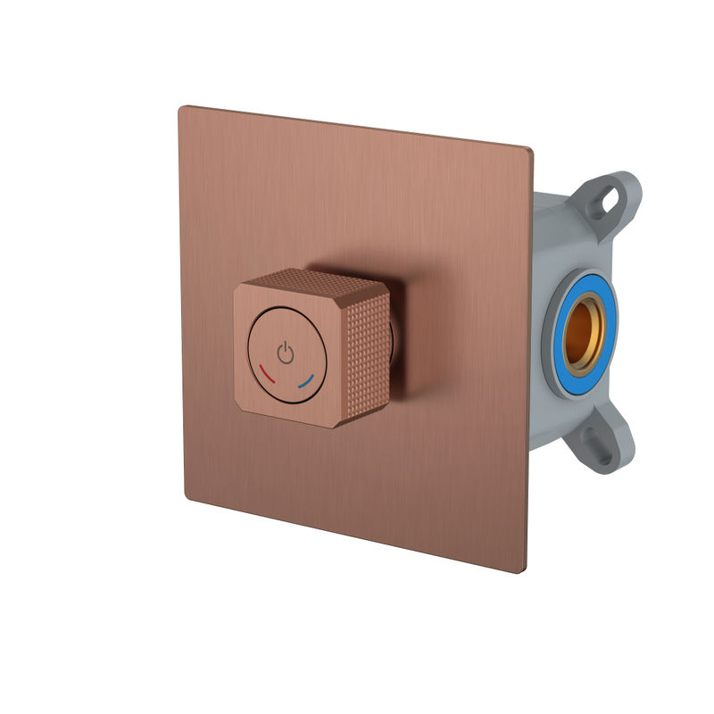 Смеситель скрытого монтажа для раковины BOHEME Quad 154-5-BRB автоматический Brushed Bronze